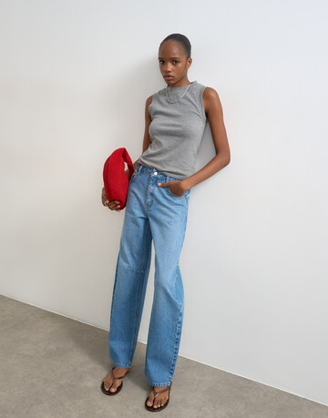 TOPSHOP Свободный крой Джинсы 'SALMA' в Синий