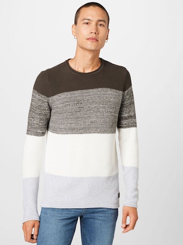 Key Largo Regular fit Sweater 'Jogi' in Mixed colors: front