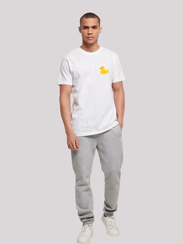F4NT4STIC Shirt 'Rubber Duck' in White