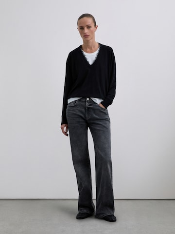 Scalpers Sweter w kolorze czarny: przód