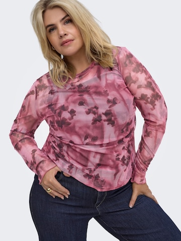 T-shirt 'CARJUNGLE' ONLY Carmakoma en rouge