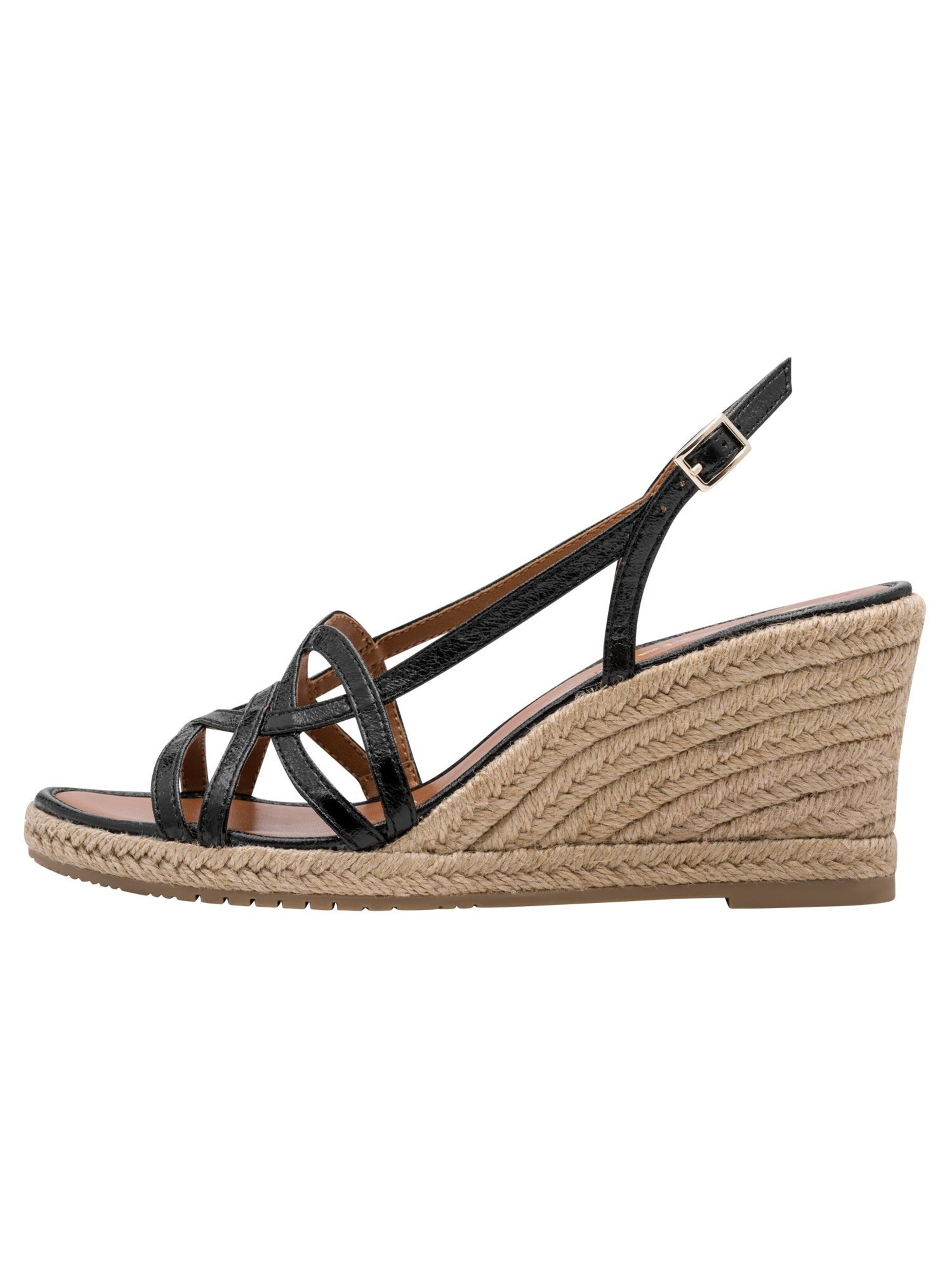 Sandales Tamaris en noir