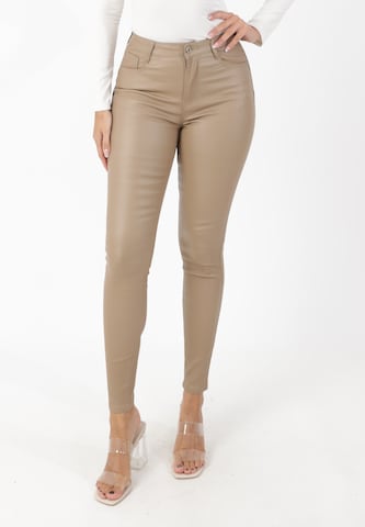Pantaloni di Elara in grigio: frontale
