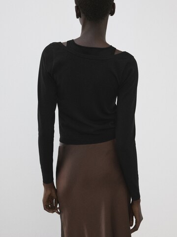 MANGO Kardigán 'Linette' - fekete