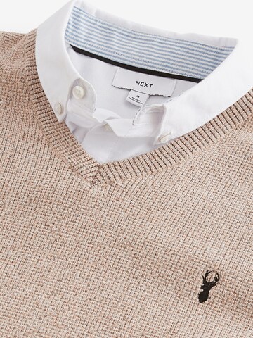 Next Sweter w kolorze beżowy