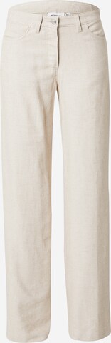 WEEKDAY Loose fit Pants 'Tiana' in Beige: front