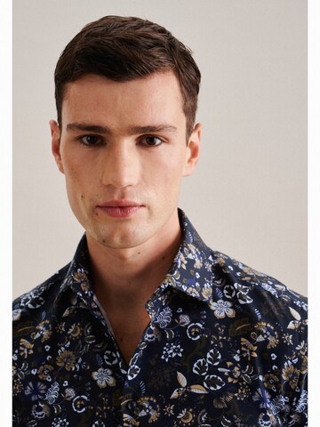 Coupe slim Chemise business SEIDENSTICKER en bleu