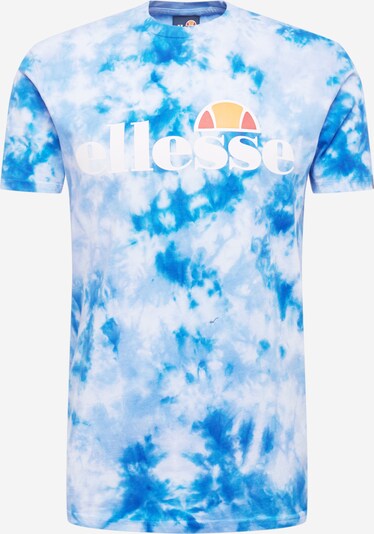 ELLESSE T-Krekls 'Prado', krāsa - zils / debeszils / oranžs / dabīgi balts, Preces skats