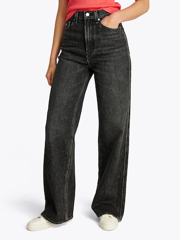 Wide leg Jeans 'CLAIRE' di Tommy Jeans in nero: frontale