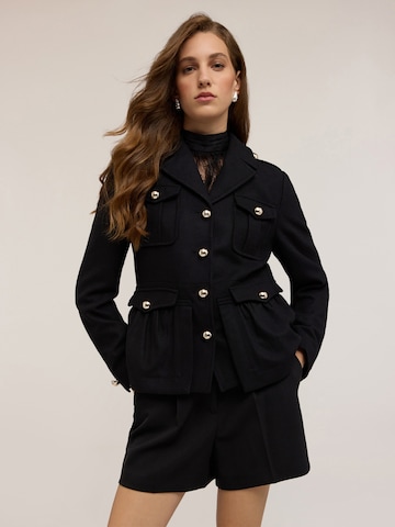 MOTIVI - Chaqueta de entretiempo en negro: frente