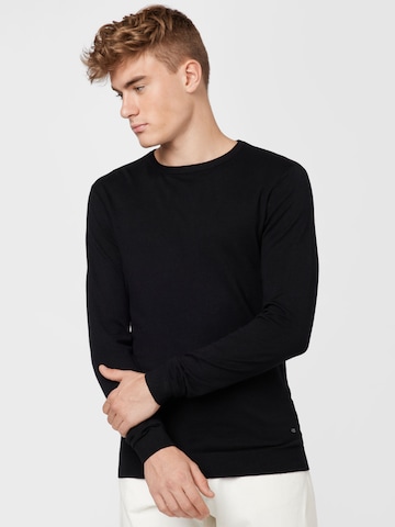 Petrol Industries Sweater in Black: front