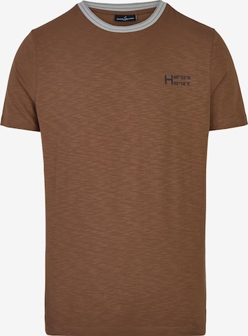 HECHTER PARIS T-Shirt in Braun: predná strana