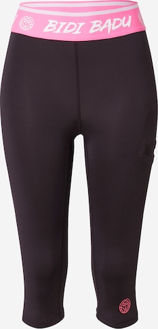 BIDI BADU Slim fit Workout Pants in Black: front