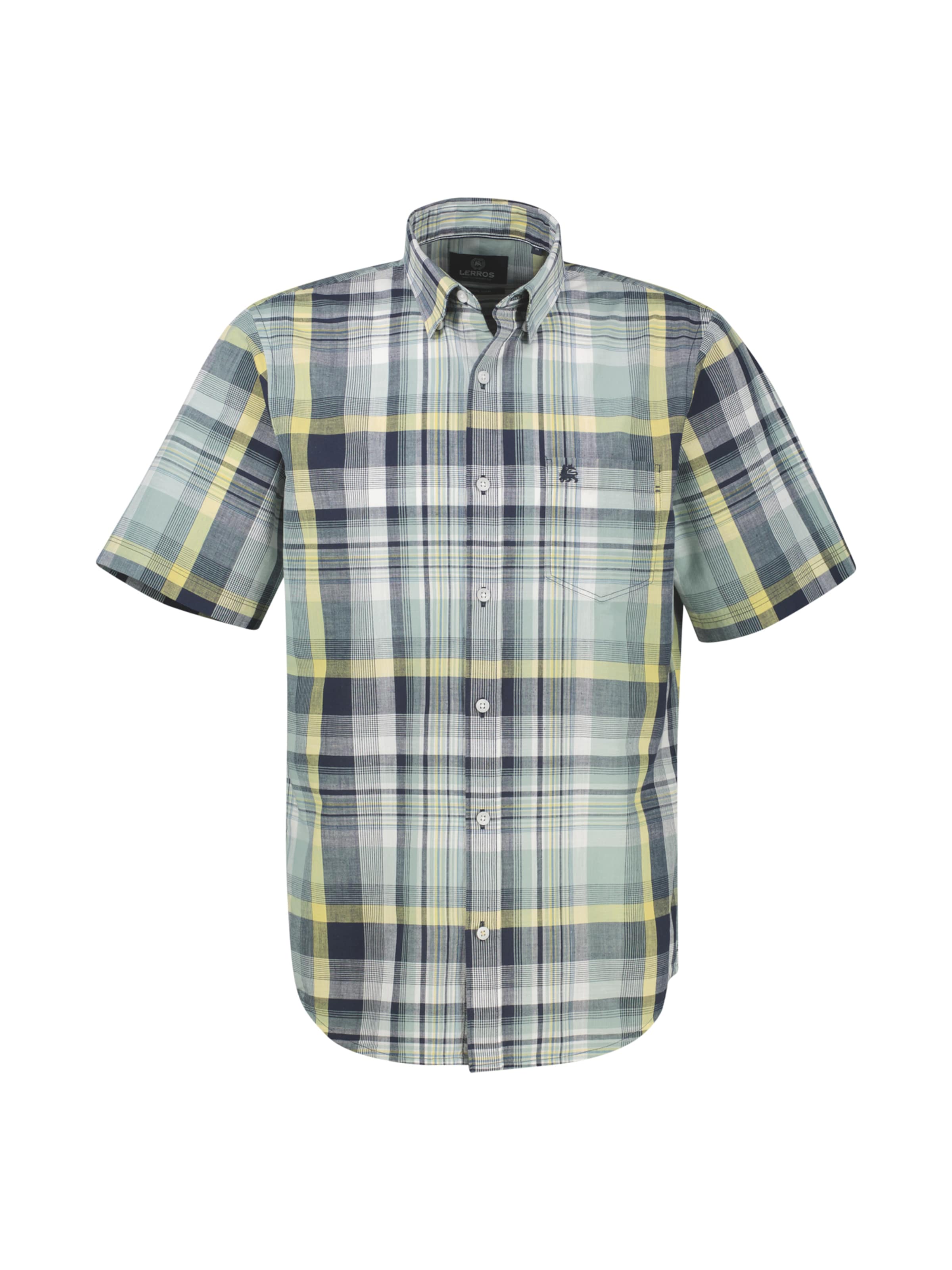 LERROS Regular fit Overhemd in Blauw: voorkant