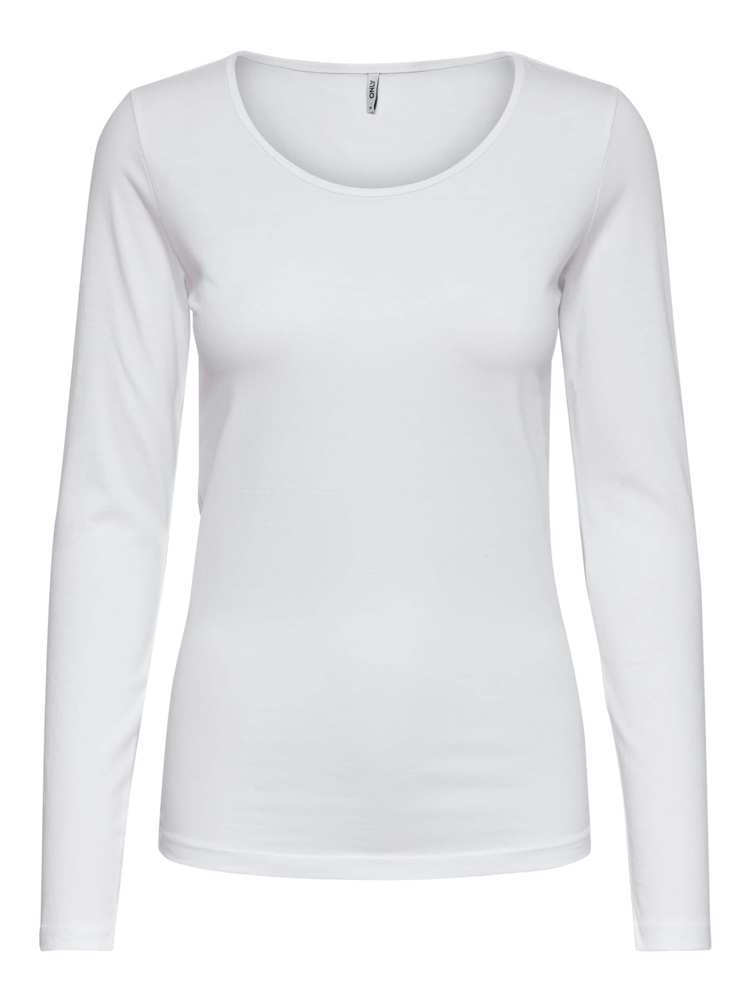 ONLY Tricot in Wit: voorkant