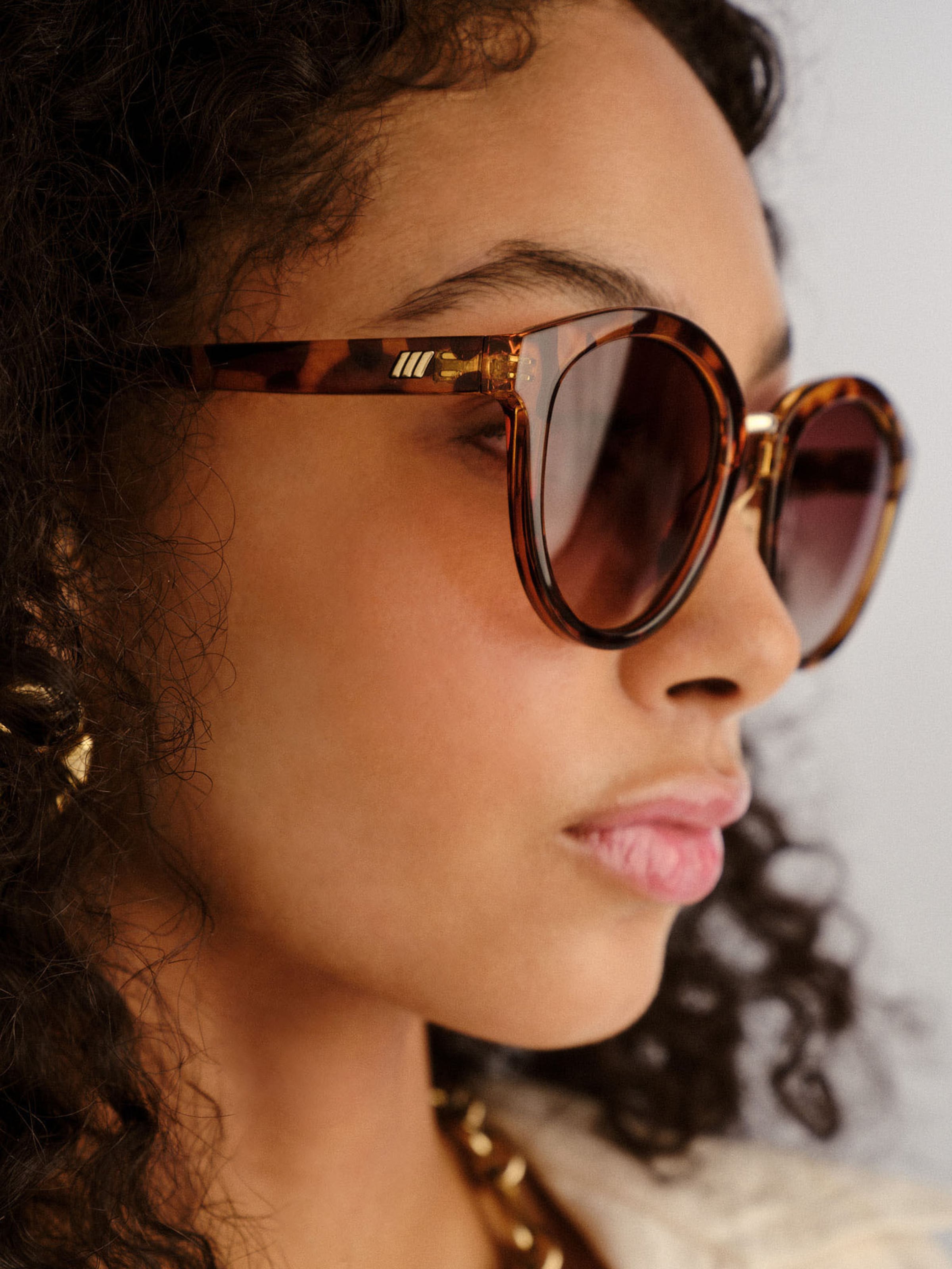 LE SPECS Γυαλιά ηλίου 'Influx' σε καφέ