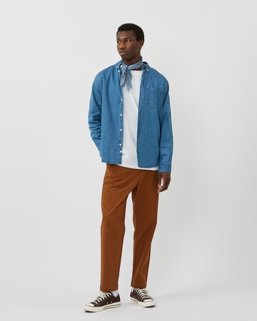 minimum Regular Fit Hemd 'TATTO 9575' in Blau