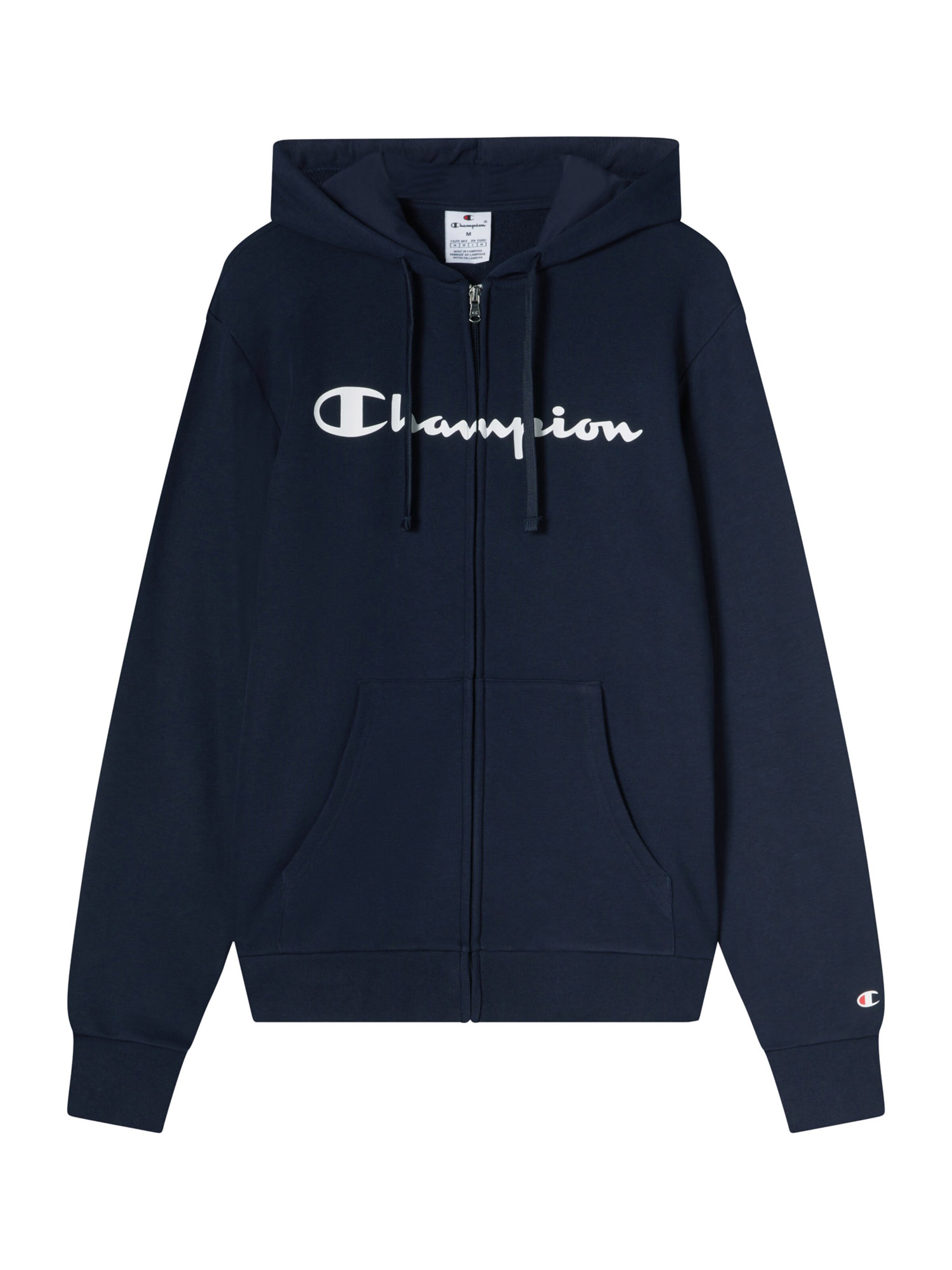 Champion Authentic Athletic Apparel Кофта на молнии в Синий: спереди