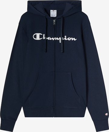 Champion Authentic Athletic Apparel Кофта на молнии в Синий: спереди