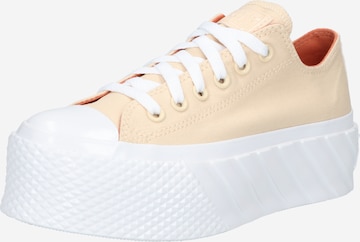 CONVERSE Rövid szárú sportcipők 'CTAS LIFT 2X OX' - bézs: elől