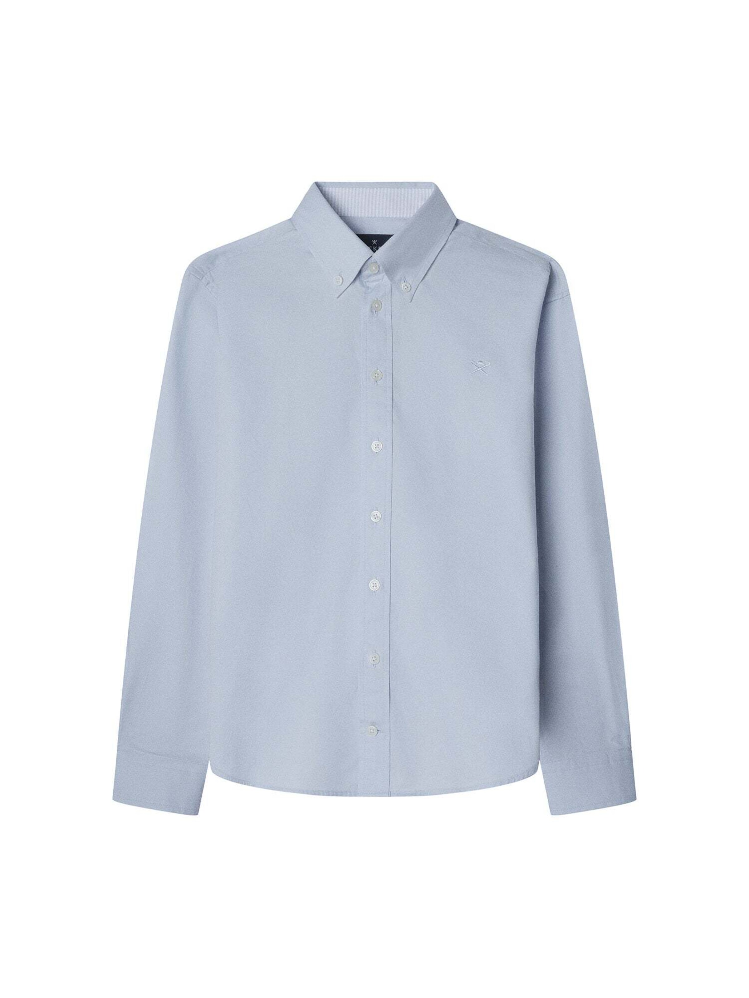 Coupe regular Chemise 'Ess' Hackett London en bleu : devant