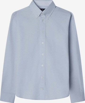 Hackett London Hemd 'Ess' in Blau: Vorderseite