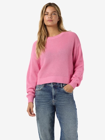 Noisy may Sweater 'NMMAYSA' in Pink: front