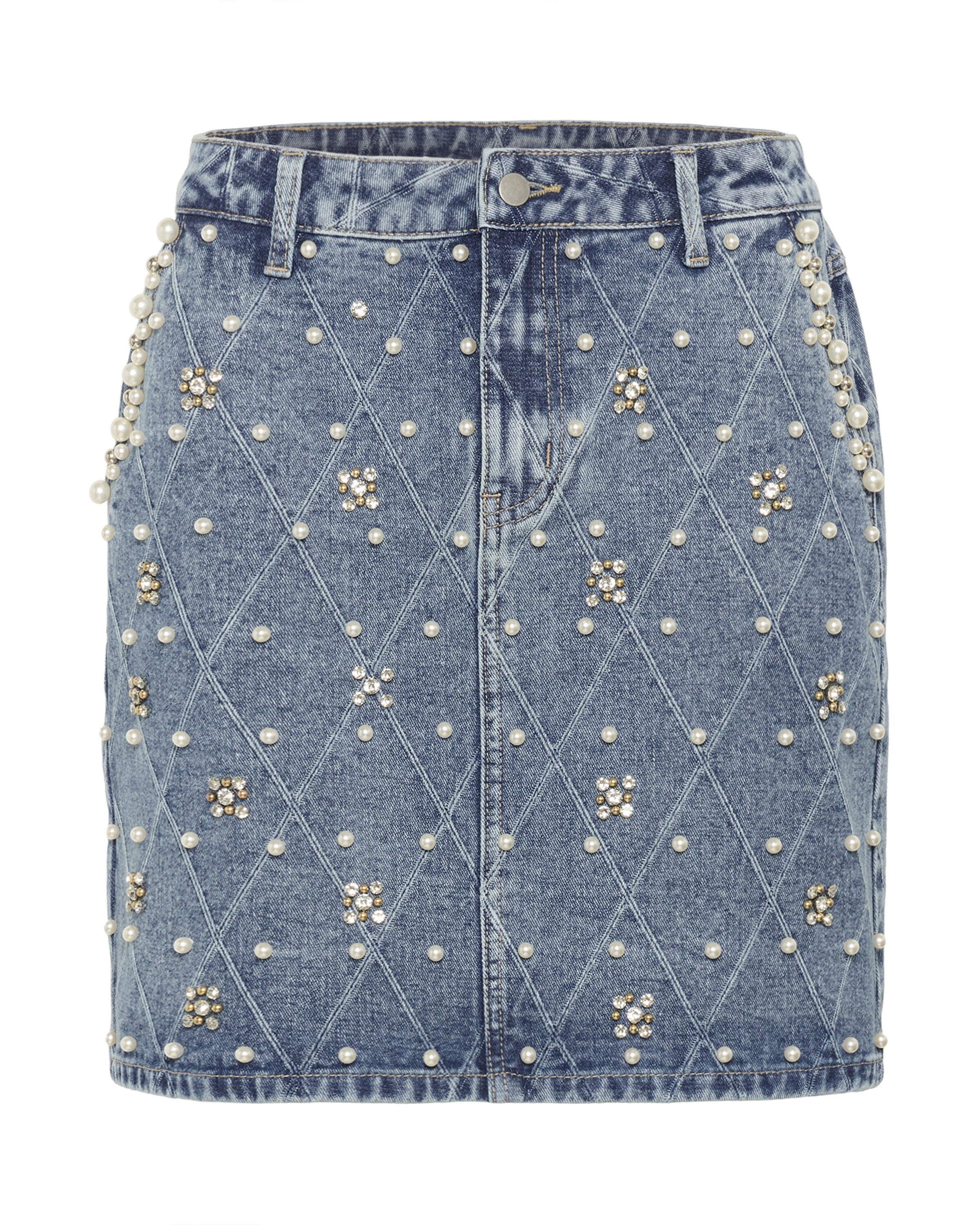 CULTURE Rok 'Alys' in Blauw: voorkant