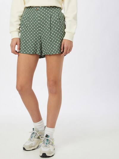 VERO MODA Hlače s naborima 'ASTIMILO' u boja pijeska / žad, Prikaz modela