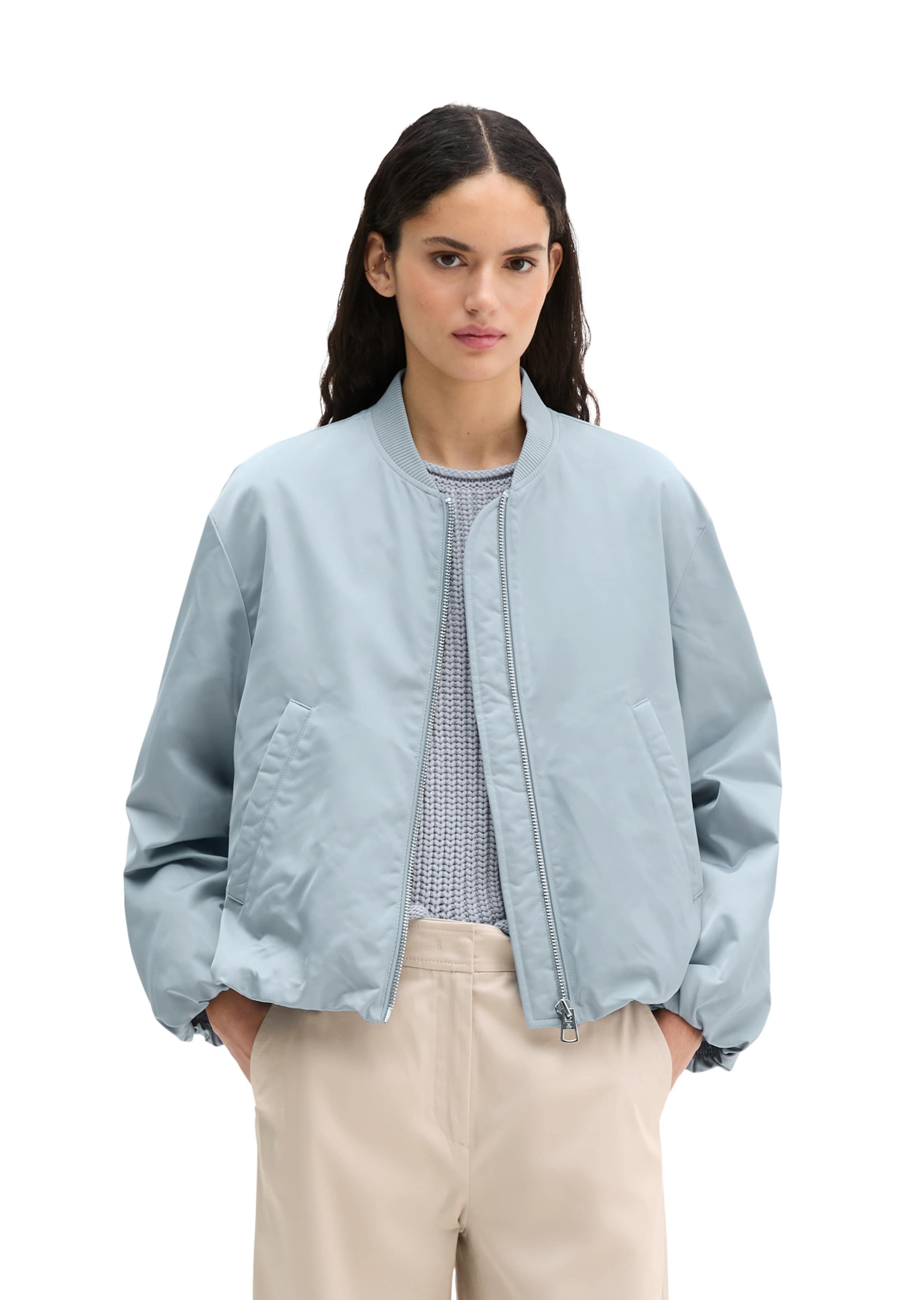 Marc O'Polo Tussenjas in Blauw: voorkant