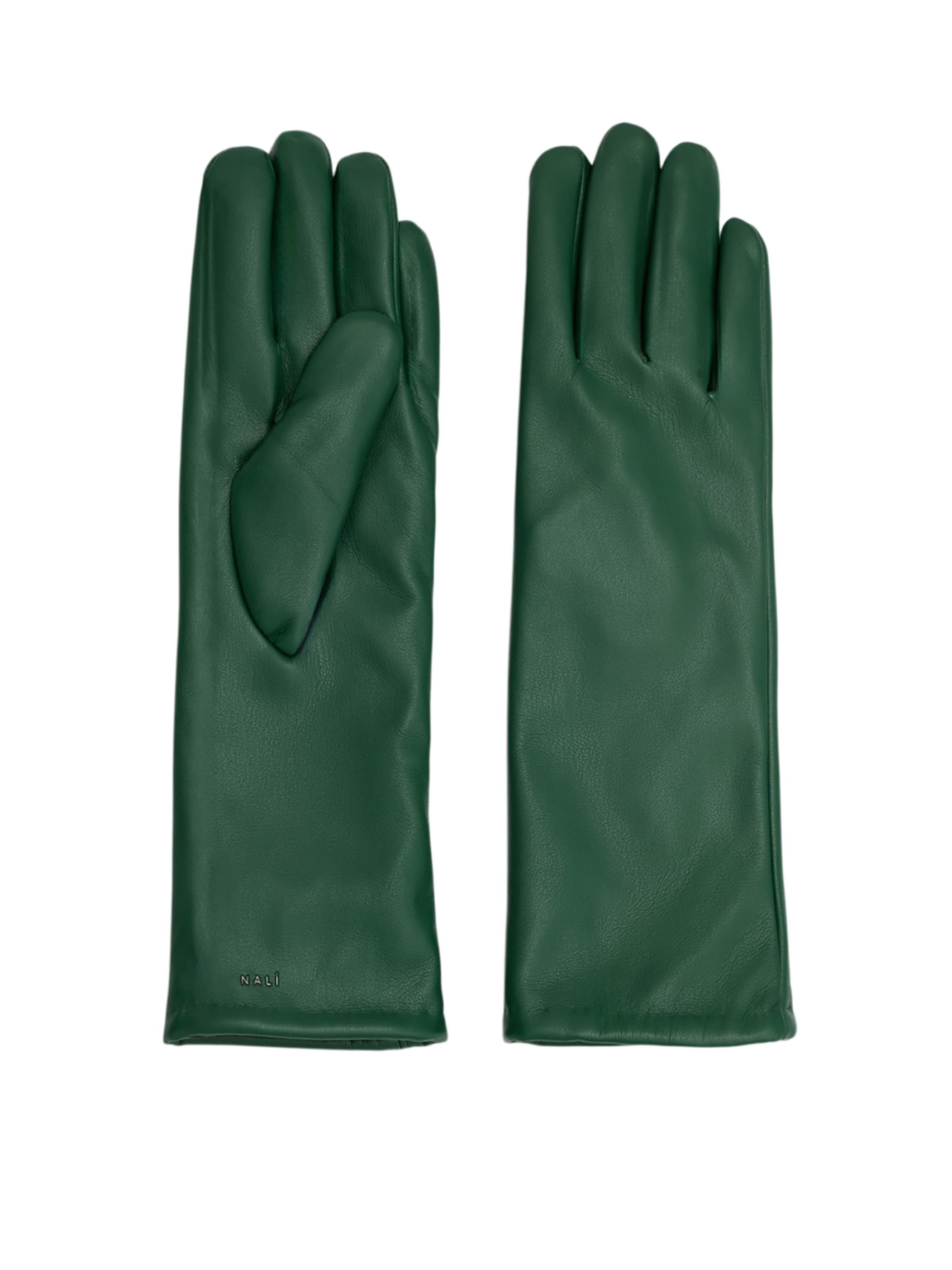 Mezzoguanti di NALì in verde: frontale