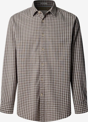 Pepe Jeans - Ajuste regular Camisa 'Rotherdam' en verde: frente
