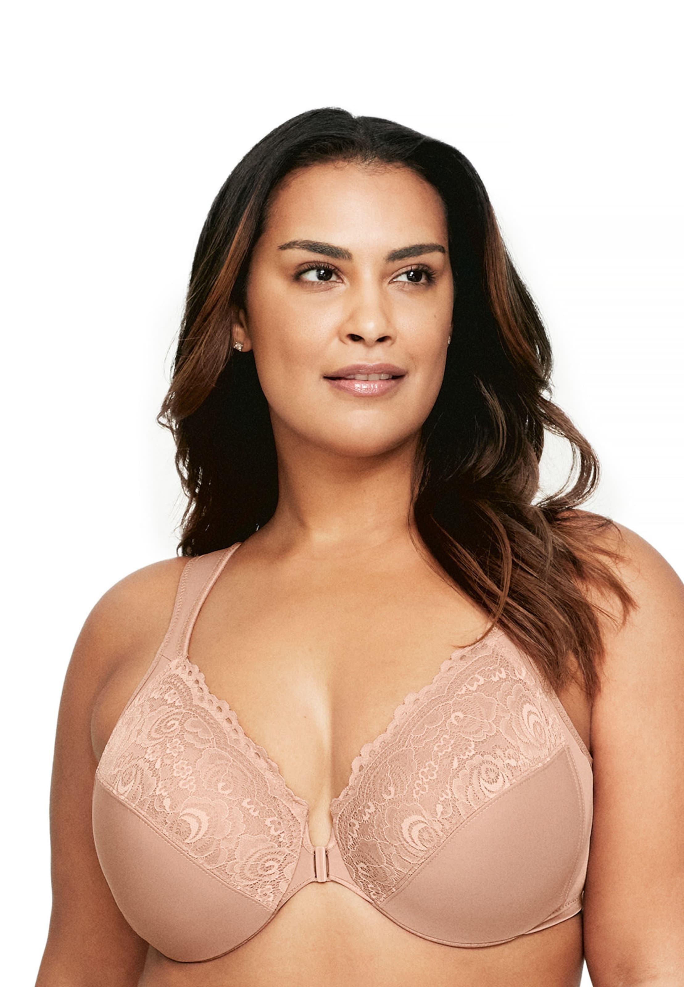 GLAMORISE Minimizer in Beige: front