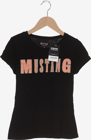 MUSTANG T-Shirt XS in Schwarz: predná strana