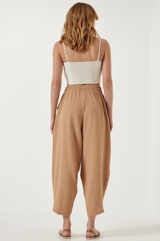 Happiness İstanbul Barrel Nadrág - bézs