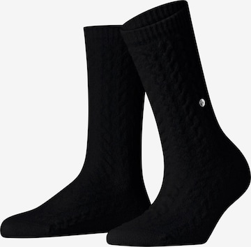 BURLINGTON Socks 'Cable' in Black: front