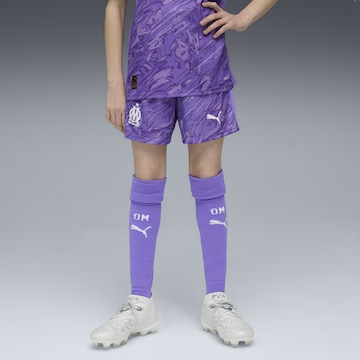 PUMA Regular Sports trousers 'Olympique de Marseille 25/26' in Purple: front