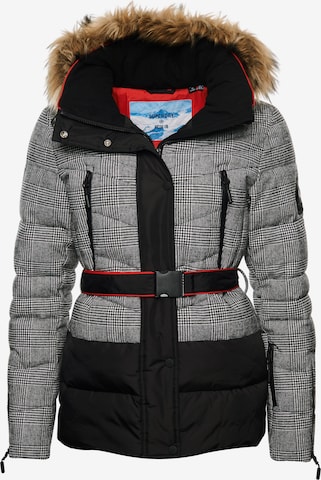 Superdry Snow Athletic Jacket in Grey: front