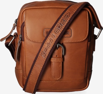 Sac à bandoulière HILL BURRY en marron : devant