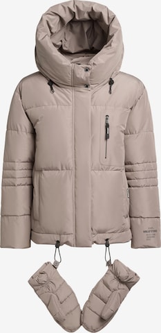 khujo Зимняя куртка 'Peeke 2' в Бежевый: спереди