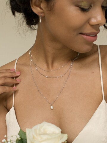 Hey Happiness Ohrringe 'Classic Pearl' in Silber