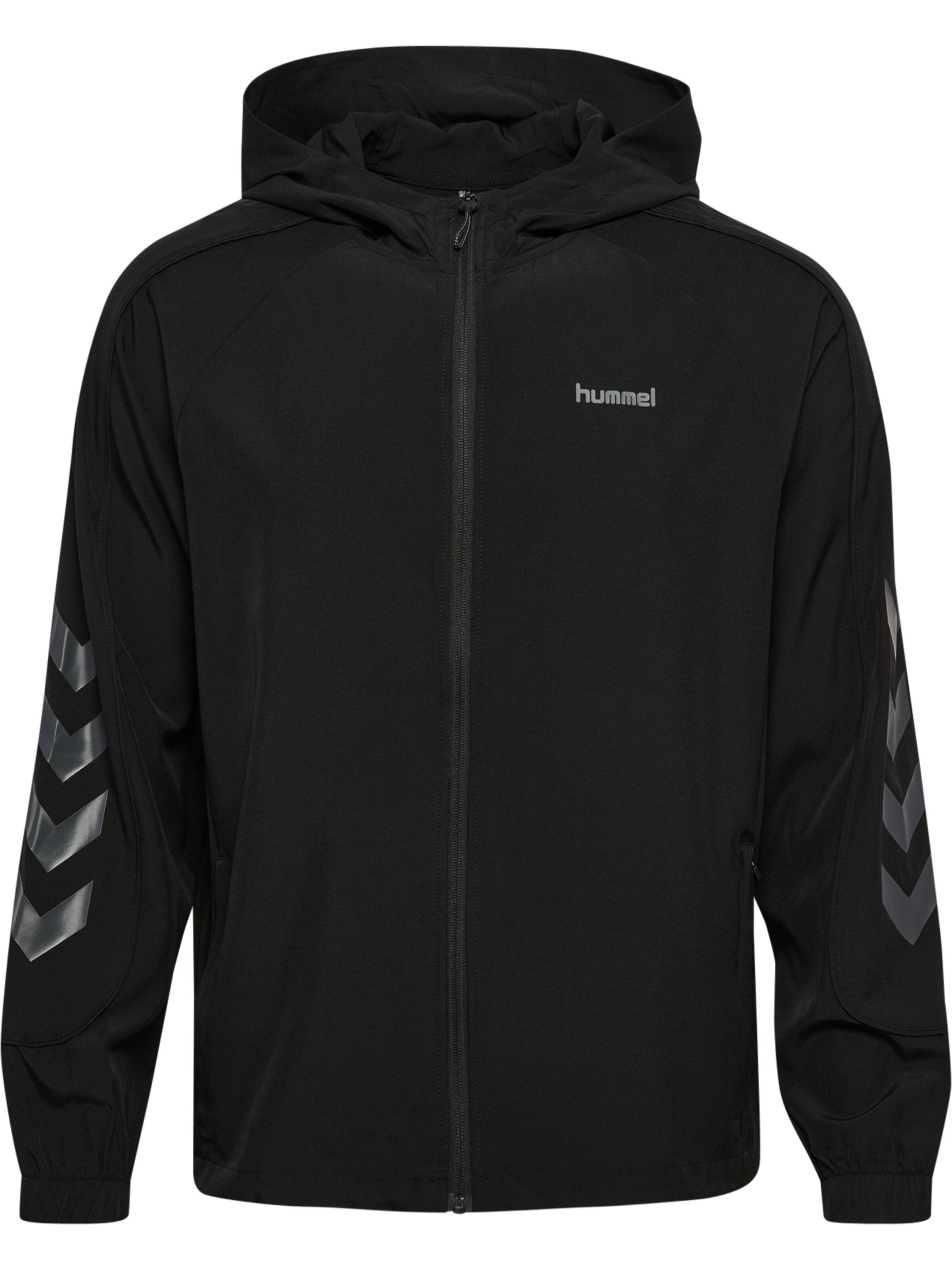 Hummel Sweatshirt in XXL in grau / schwarz, Produktansicht