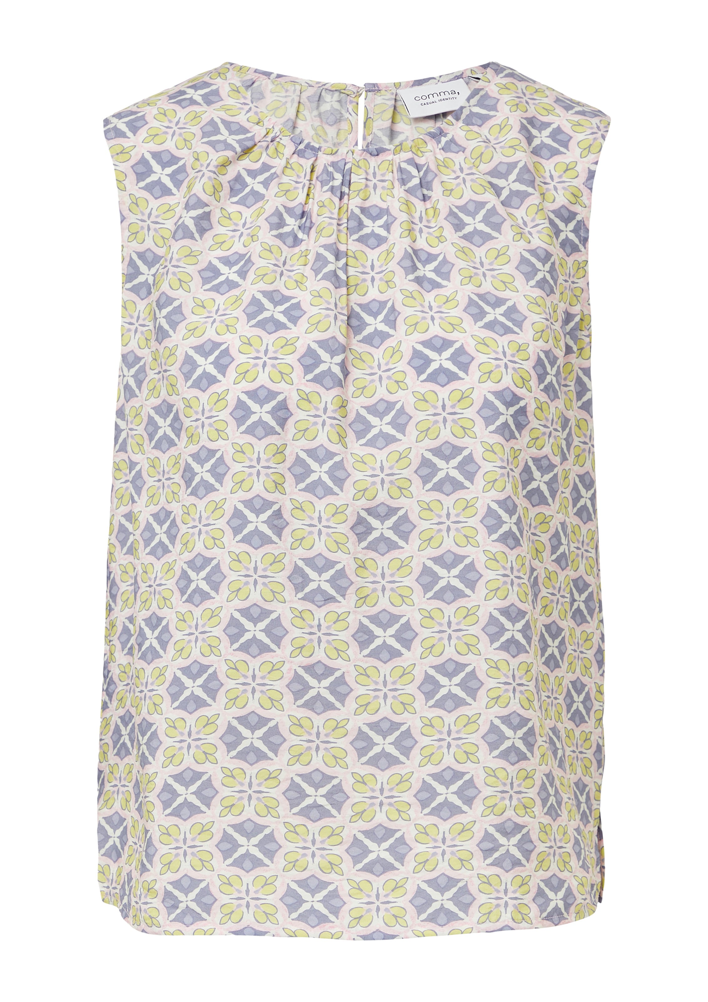 COMMA Blouse in Groen: voorkant