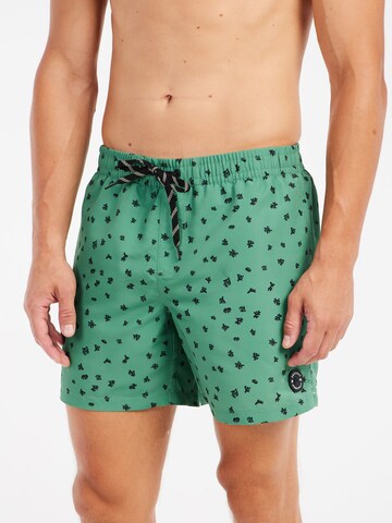 PROTEST Board Shorts 'PRTJuan' in Green