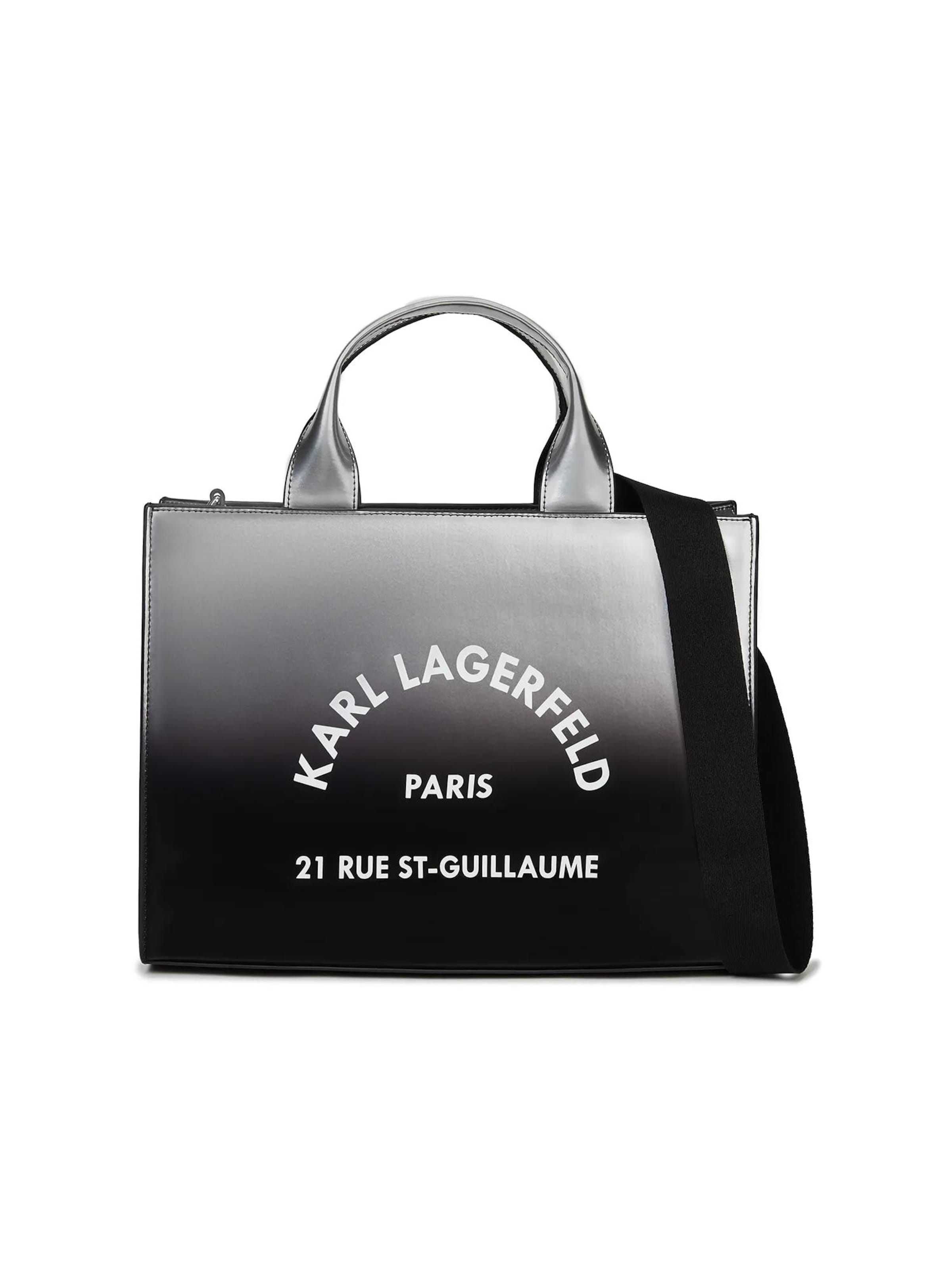 Sacs à main 'Rue St-Guillaume' Karl Lagerfeld en gris : devant