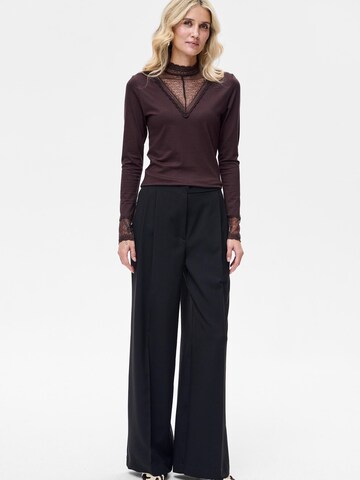 Blue Shadow Blouse in Brown