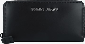 Tommy Jeans Портмоне в черно: отпред