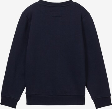 Sweat-shirt TOM TAILOR en bleu