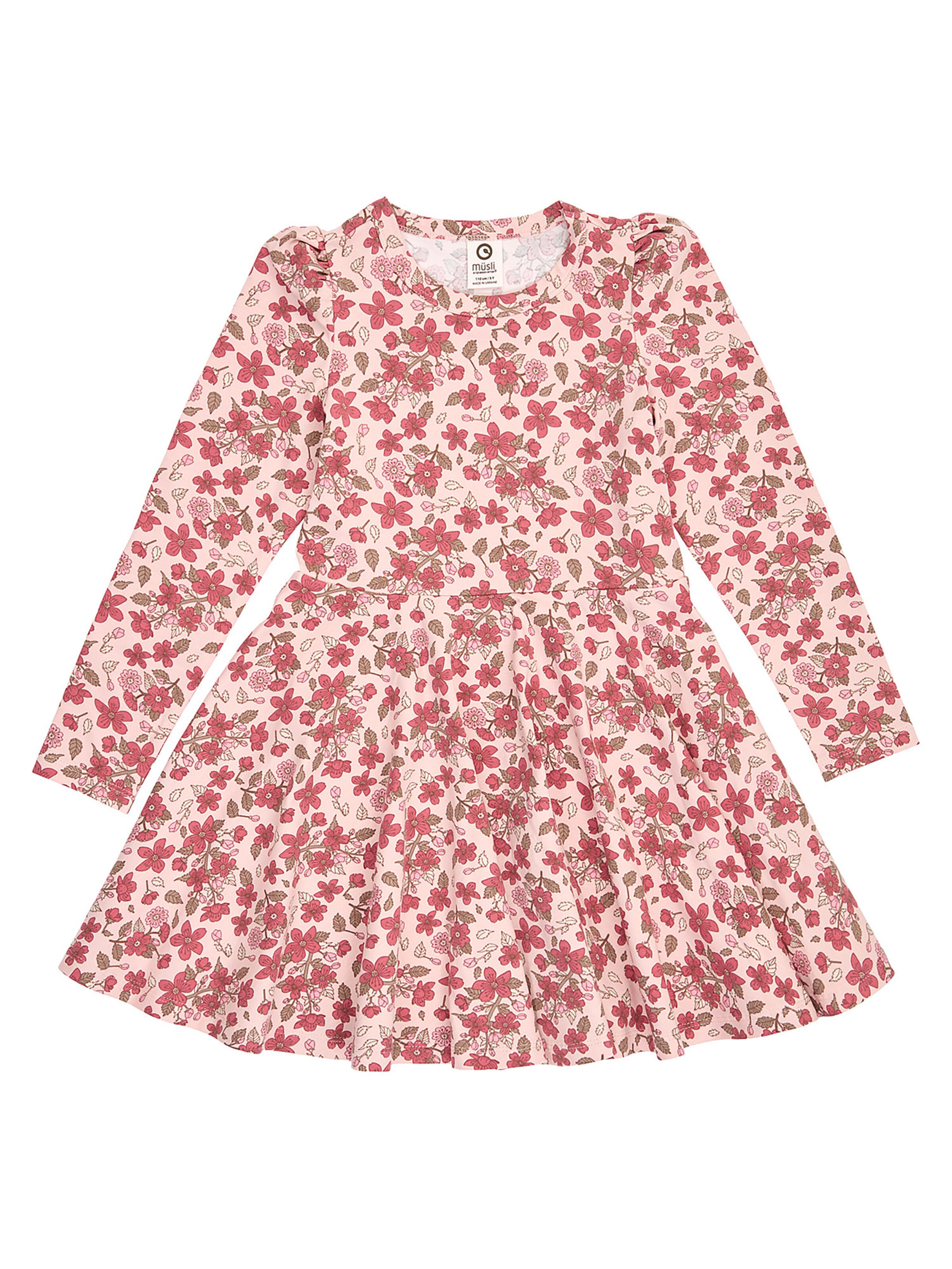 Müsli Jurk in Roze: voorkant