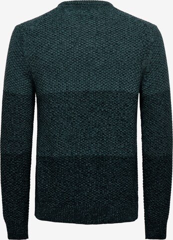 Only & Sons Pullover 'Tuck' in Blau